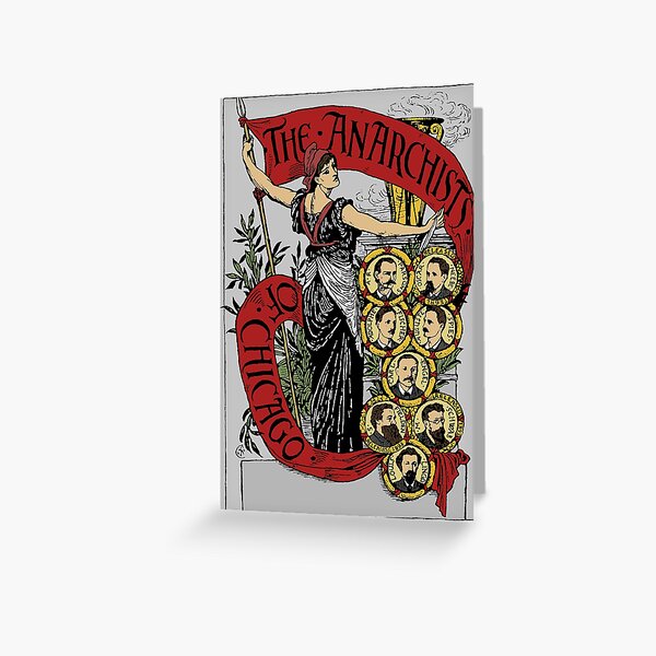 Item preview, Anarchisten von Chicago in Farbe - Haymarket Riot, Arbeitsgeschichte, Sozialist, Sozialismus, Linker designed and sold by SpaceDogLaika.