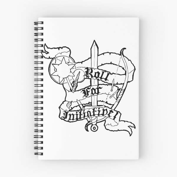 Item preview, Roll for Initiative (B&W) designed and sold by G Draws.