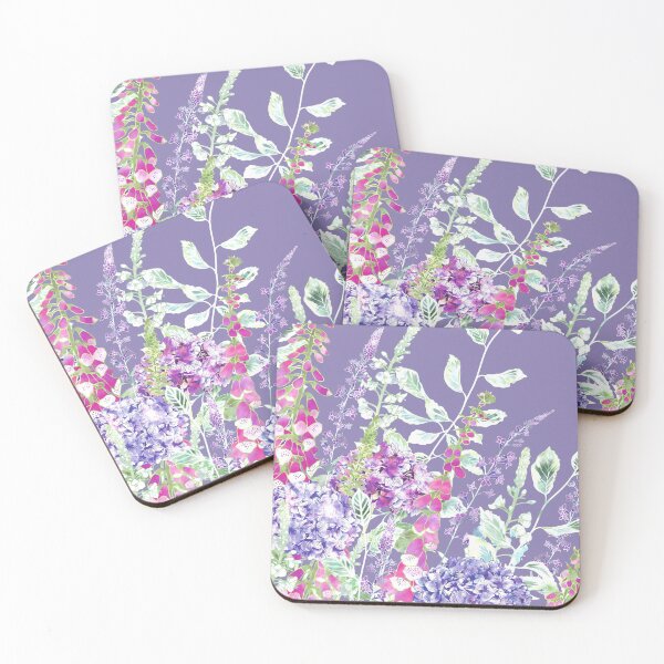 Item preview, Pink Foxgloves & Hydrangeas designed and sold by Fiona Calder Designs.