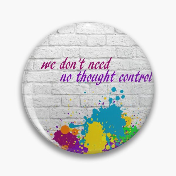 Item preview, NO THOUGHT CONTROL designed and sold by Roberto Triolo.