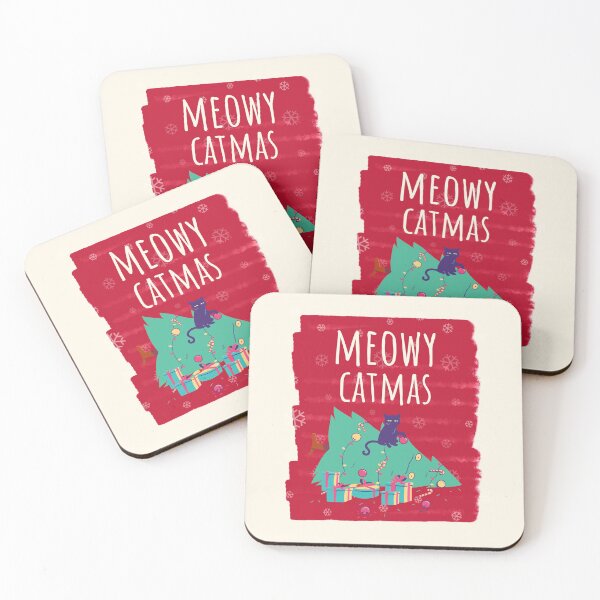 Item preview, Meowy Catmas Christmas Christmask Tree Festive Fail Cat  designed and sold by Sunny Collections.