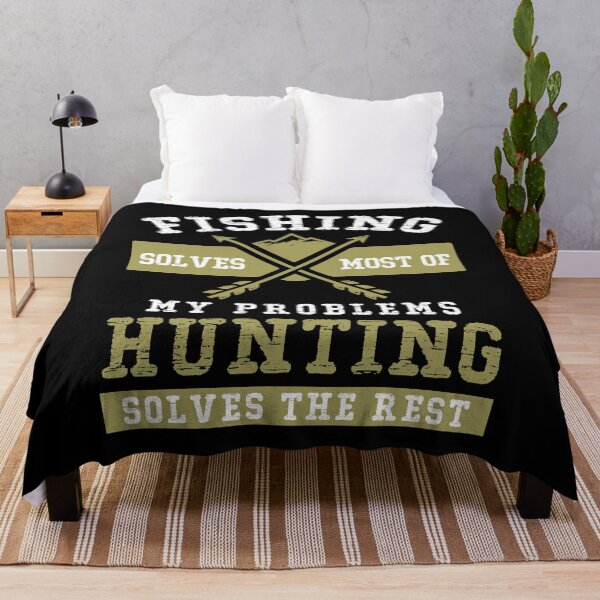 Item preview, Fishing and Hunting are the Solution designed and sold by TheHustlersSC.