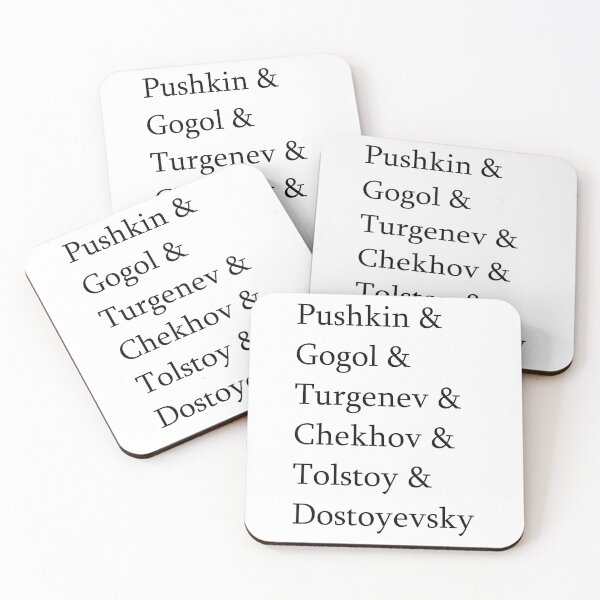 Item preview, Russian Authors T-Shirt (Black) designed and sold by Vidallz.