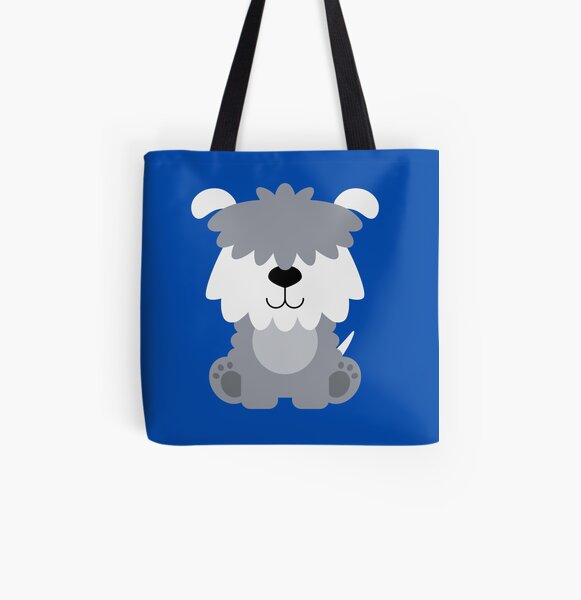 OLD ENGLISH SHEEPDOG TOTE BAG FULL COLOUR PRINT ON BOTH SIDES VERY ATTRACTIVE