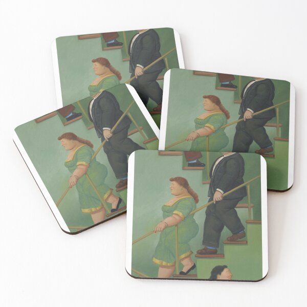 Item preview, Fernando Botero - La Escalera - Exhibition Poster designed and sold by studiofrivolo.