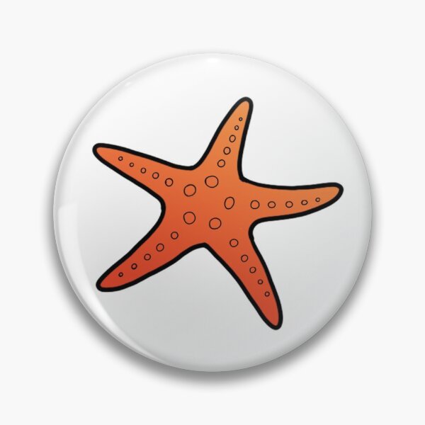 Item preview, Red and Orange Sea Star  designed and sold by CaptinAubs.