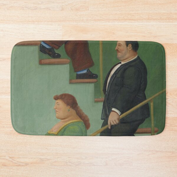 Artikelvorschau, Fernando Botero - La Escalera - Ausstellungsplakat entworfen und verkauft von studiofrivolo.
