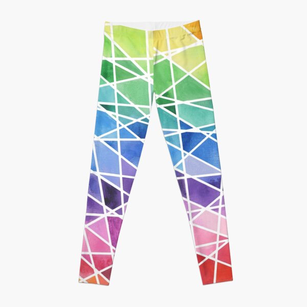 Watercolor Rainbow Leggings