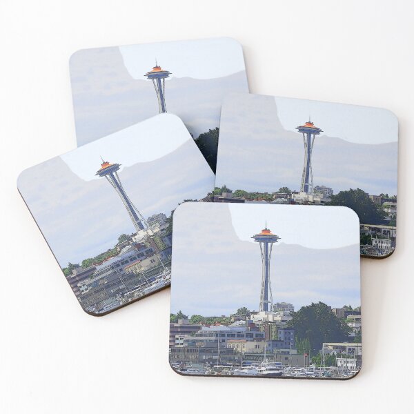 Item preview, Gold Topped Space Needle designed and sold by KirtTisdale.