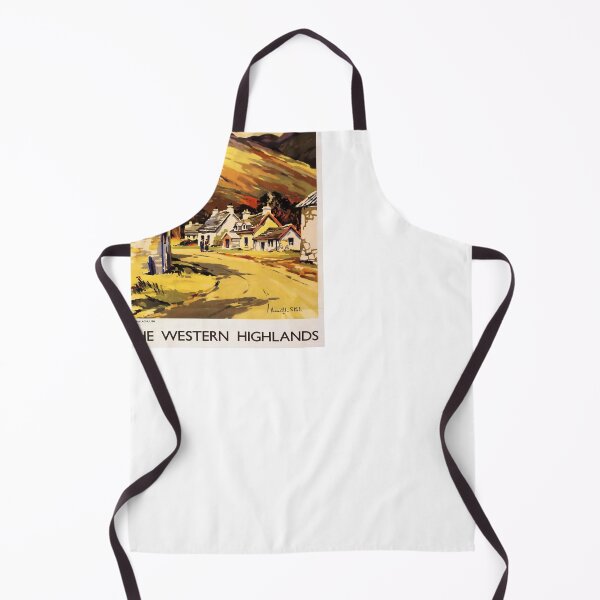 Item preview, retro iconic The Western Highlands designed and sold by CorasPosters.