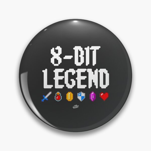 Item preview, 8-Bit Legend designed and sold by TheActionPixel.
