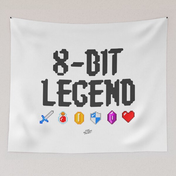 Item preview, 8-Bit Legend designed and sold by TheActionPixel.
