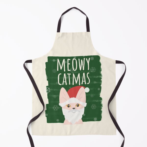 Item preview, Meowy Christmas Christmask Bald Sphynx Cat Santa Hat Festive Cat  designed and sold by Sunny Collections.