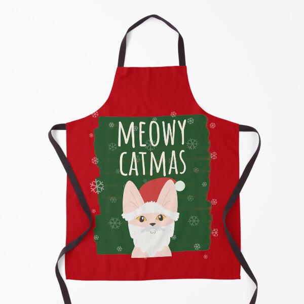 Item preview, Meowy Christmas Christmask Bald Sphynx Cat Santa Hat Festive Cat Red designed and sold by Sunny Collections.