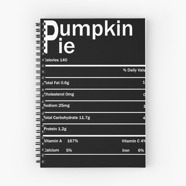 Item preview, Pumpkin Pie Nutrition Facts designed and sold by DreamerFORreal.