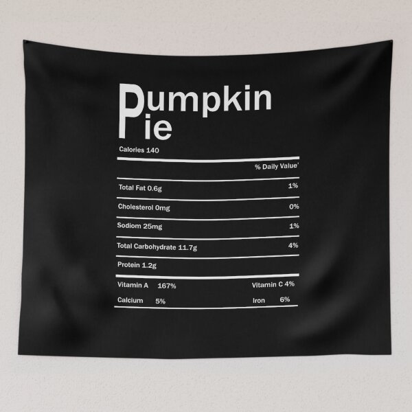Item preview, Pumpkin Pie Nutrition Facts designed and sold by DreamerFORreal.