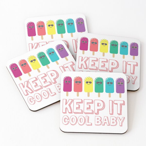 Item preview, Keep It Cool Baby Colorful Popsicles designed and sold by ScarletCrownArt.