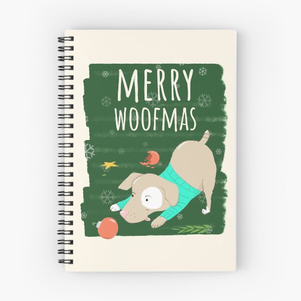 Item preview, Merry Woofmas Christmas Festive Baubles Scene Dog designed and sold by Sunny Collections.