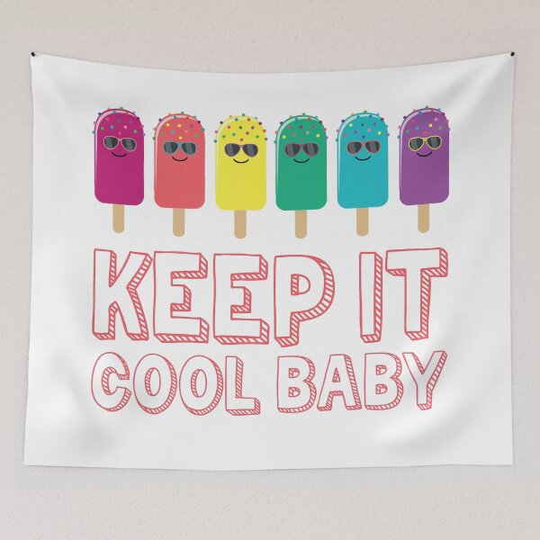 Item preview, Keep It Cool Baby Colorful Popsicles designed and sold by ScarletCrownArt.