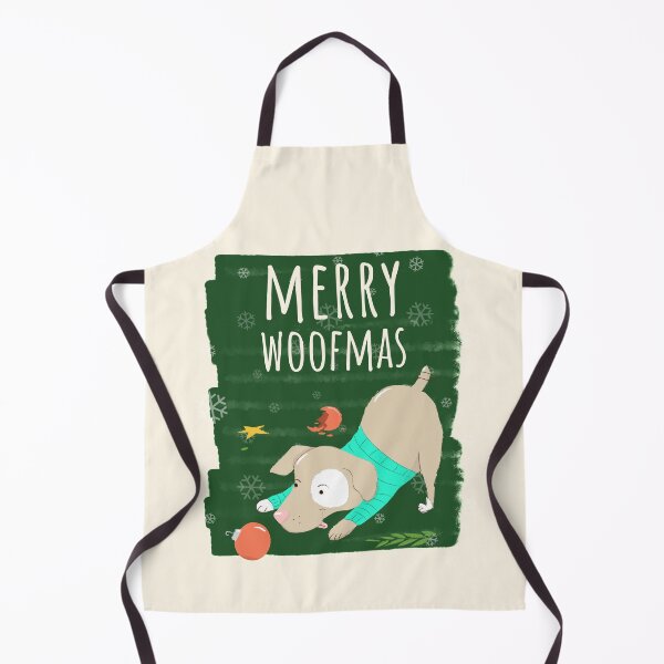 Item preview, Merry Woofmas Christmas Festive Baubles Scene Dog designed and sold by Sunny Collections.