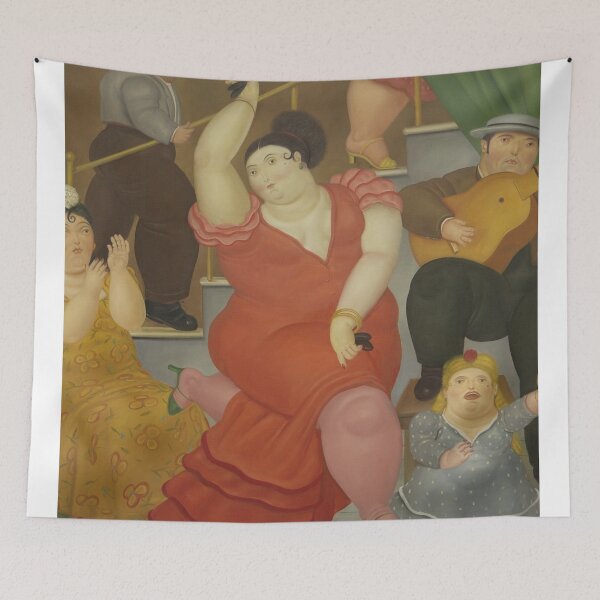 Item preview, Fernando Botero - Tablao Flamenco - Exhibition Poster designed and sold by studiofrivolo.