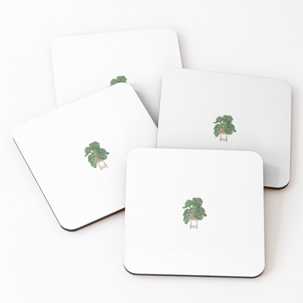 Item preview, Palm Tree/monstera leaf plant in a ceramic pot on stand designed and sold by Serenesart.