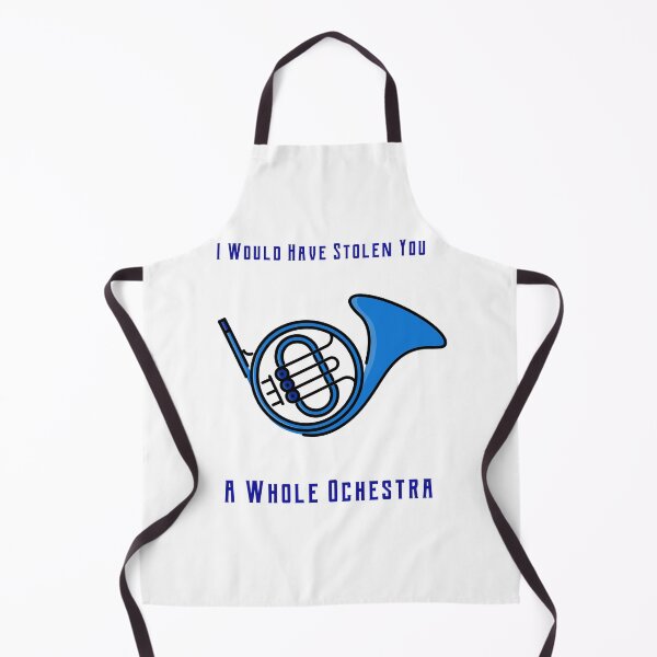 Item preview, I Would Have Stolen You A Whole Ochestra Blue French Horn Horn(How I Met Your Mother) designed and sold by Xrizen Designs.