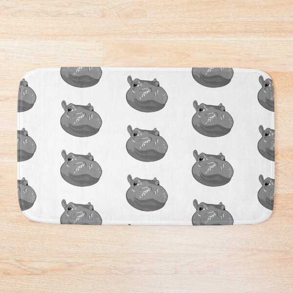 Item preview, Hippo | Fiona | Cincinnati Zoo (white) designed and sold by hwestart.