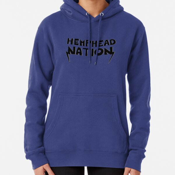 Hemphead Nation Shirt - Blue Pullover Hoodie