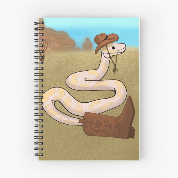 Aperçu de l'œuvre Cowboy Ball Python avec fond créée et vendue par kennawind.