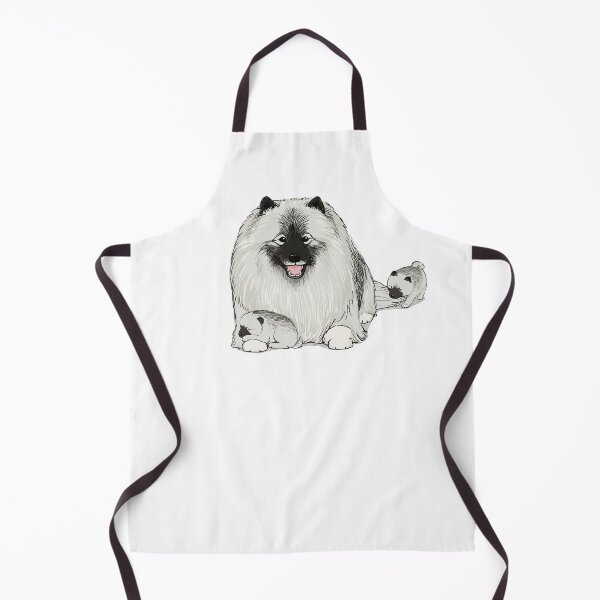 Item preview, Happy Keeshond Dog with Puppies | Cute Keesies Keeshonden designed and sold by Jenn Inashvili.