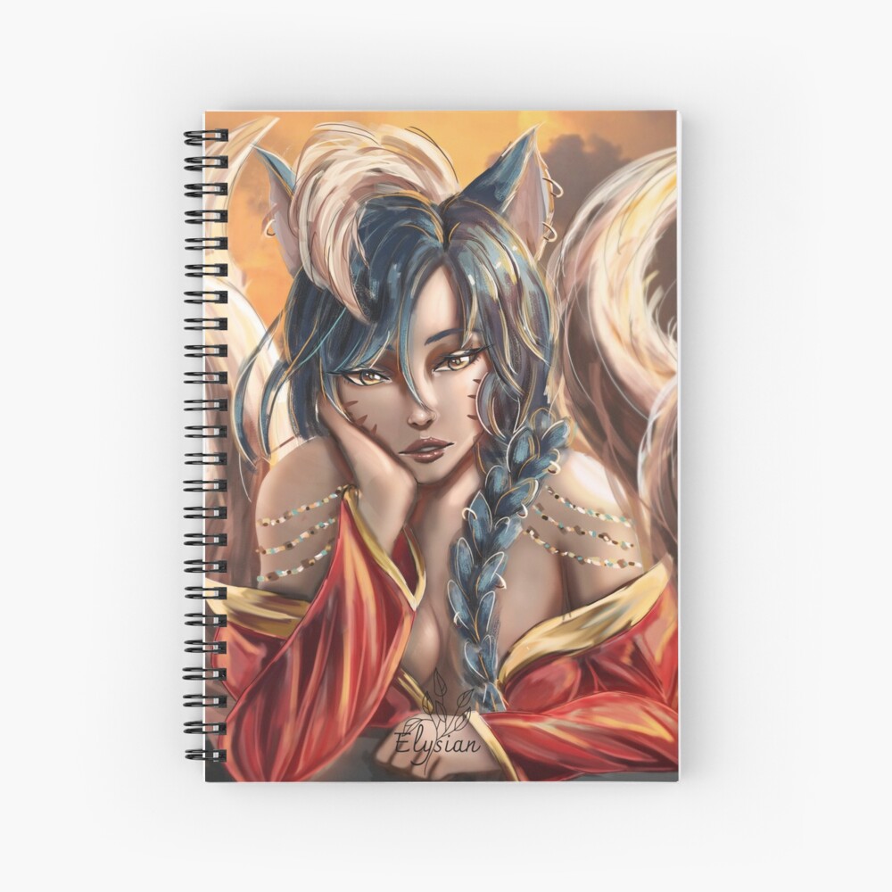 Nine tailed fox Spiral Notebook