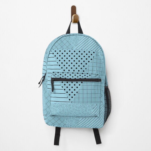 Item preview, Textured Triangles Geometric Pattern – Blue designed and sold by RoguePatterns.