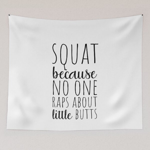 Item preview, Squat Because No One Raps About little Butts designed and sold by Flip & Flop.