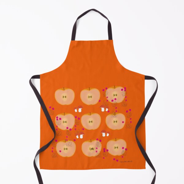 Pattern the 9 mushroom apples Apron