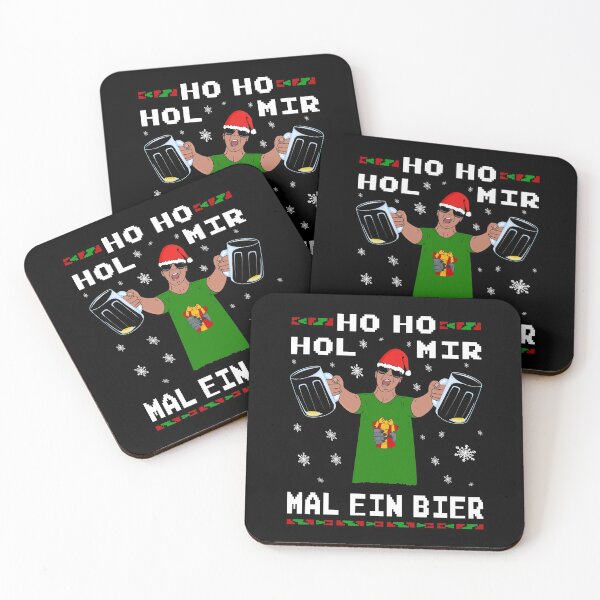 Item preview, Ho Ho Get Me A Beer In German Funny Beer Lover Gift T-Shirt For Christmas designed and sold by Paulina Vanlife.