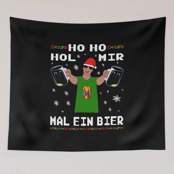 Item preview, Ho Ho Get Me A Beer In German Funny Beer Lover Gift T-Shirt For Christmas designed and sold by Paulina Vanlife.