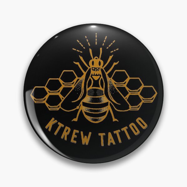 Item preview, KTREW Tattoo Gold Logo designed and sold by KTREWTattoo.