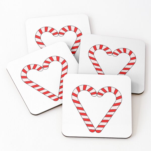 Item preview, Candy Cane Christmas Heart designed and sold by MammaPanda.