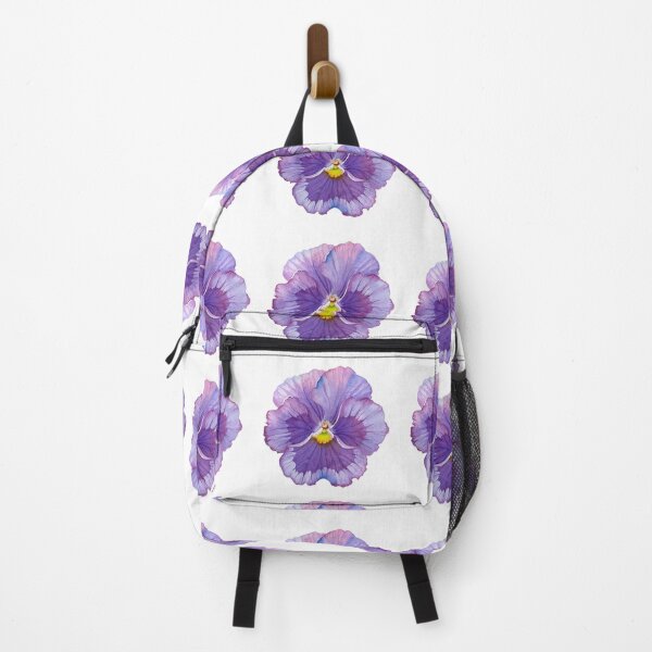 Item preview, Purple Pansy Flower - Botanical Watercolor Art designed and sold by Anna Bucciarelli.