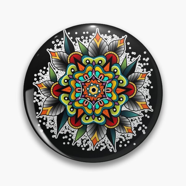 Item preview, Traditional Flower Tattoo designed and sold by Jahaziel Sandoval.