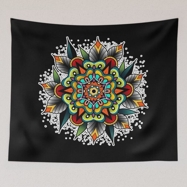 Item preview, Traditional Flower Tattoo designed and sold by Jahaziel Sandoval.
