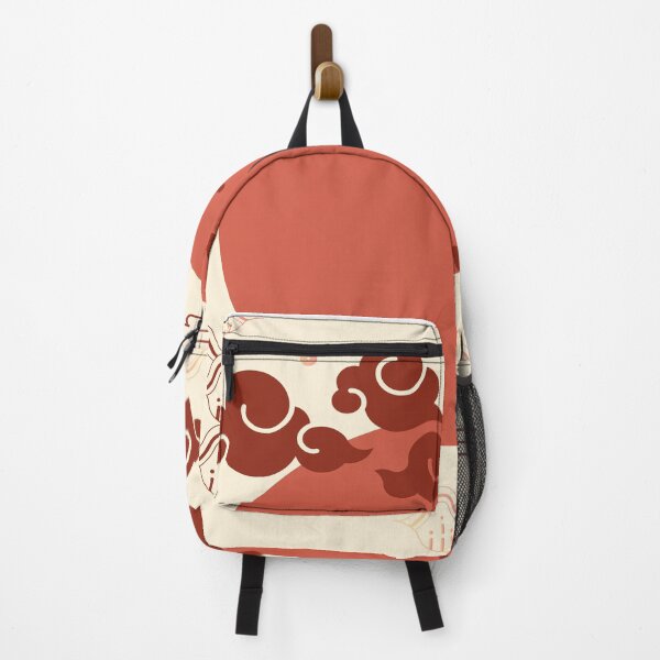 Item preview, Red sun illustration with clouds  designed and sold by Hohohaxi.