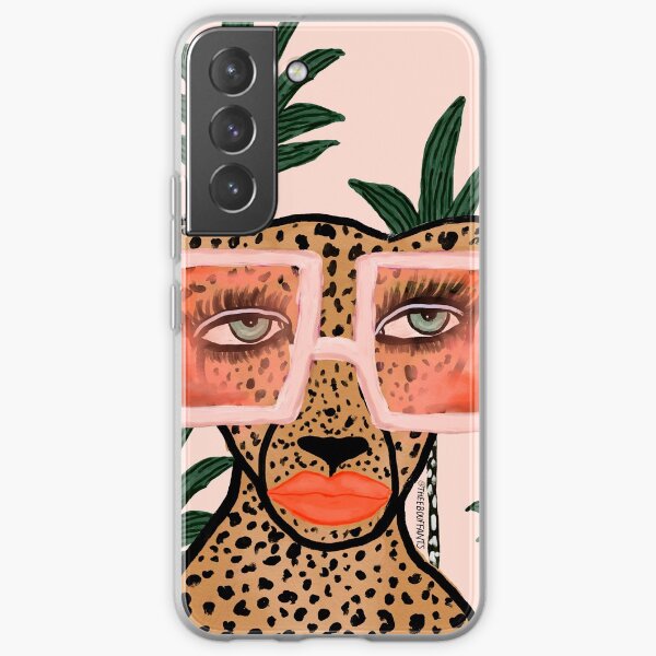 Tropical Glam Cat Samsung Galaxy Soft Case