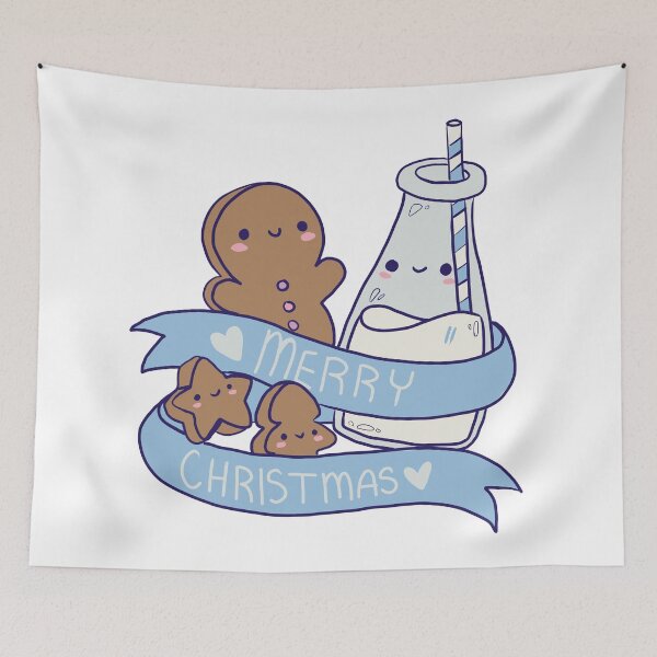 Item preview, Christmas Cookies and milk designed and sold by Ariel Tanner.