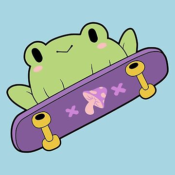 Artwork thumbnail, Cute Skater Frog by ElectricFangs