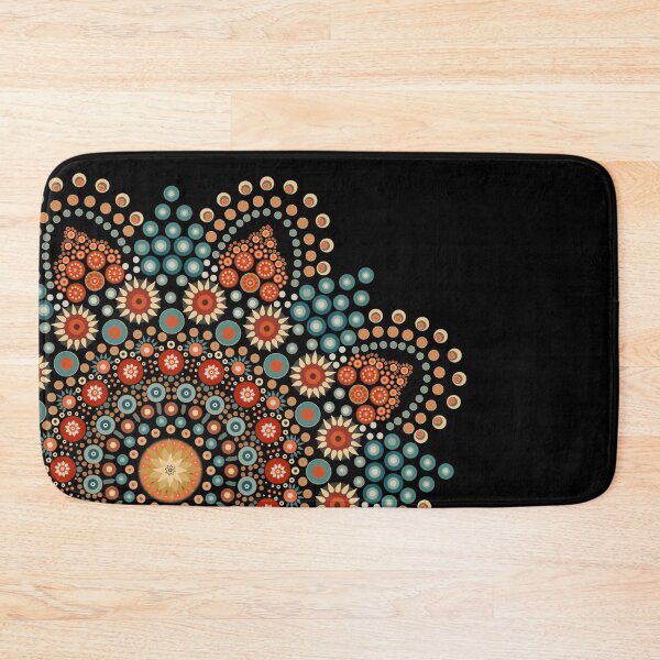 Item preview, Fall Colors Flower Mandala Original Design designed and sold by RobinetteArt.
