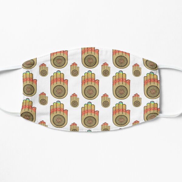 Cool Jainism symple design Flat Mask