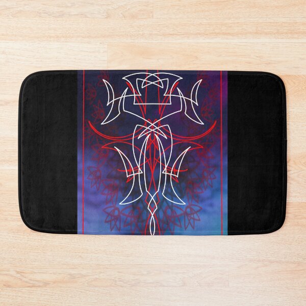 Item preview, White Over Red Pinstripe Version 2 W/Color Background  designed and sold by Goose Motors.