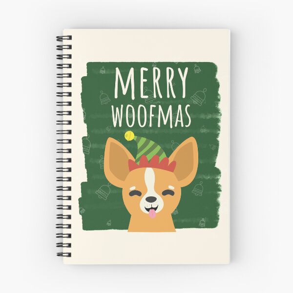 Item preview, Merry Woofmas Christmas Festive Elf Hat Chihuahua designed and sold by Sunny Collections.